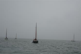 Sailing in company in the fog