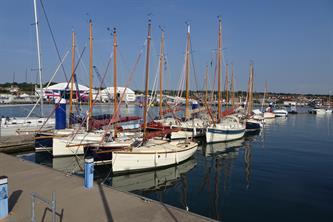 The Fleet Moored at Sheppards Marina, Cowes
